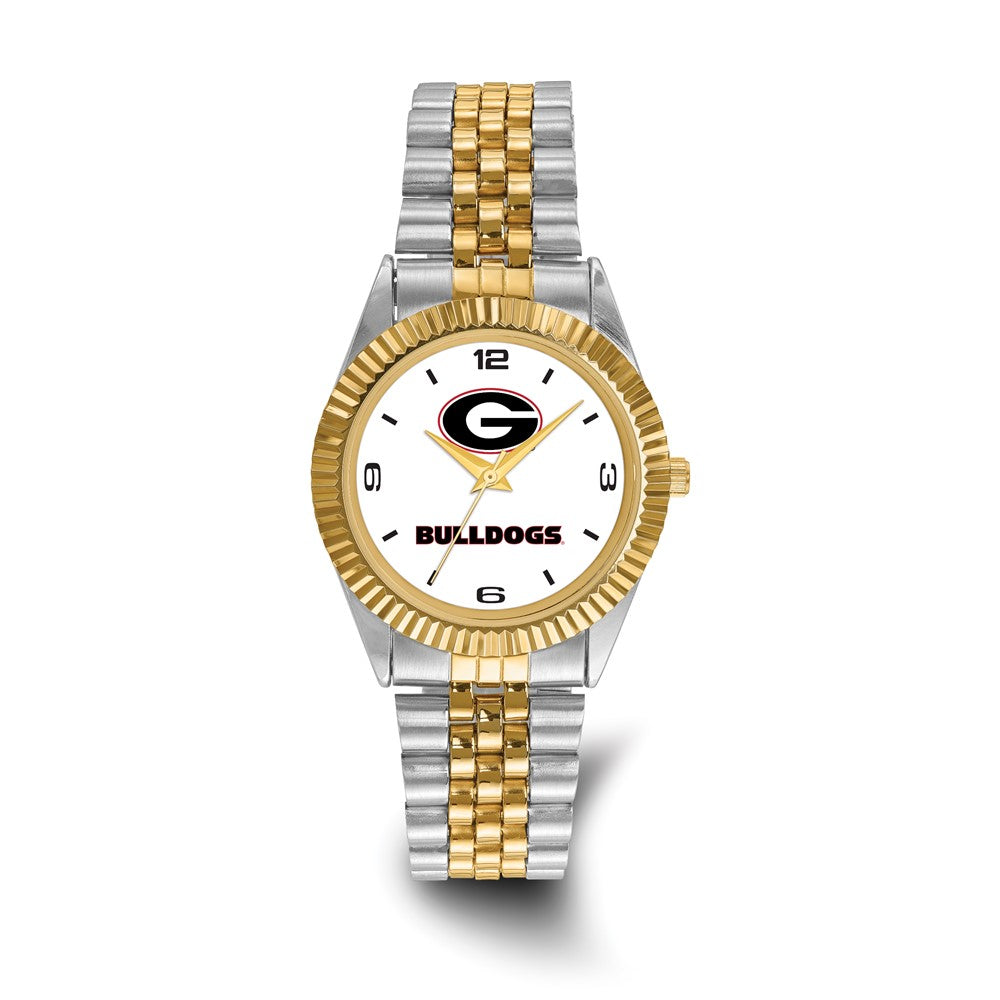LogoArt University of Georgia Pro Two-tone Gents Quartz Watch