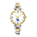 LogoArt University of Kentucky Elegant Ladies Two-tone Quartz Bracelet Watch