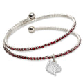 UNIV OF LOUISVILLE AMPED LOGO CRYSTAL BRACELET