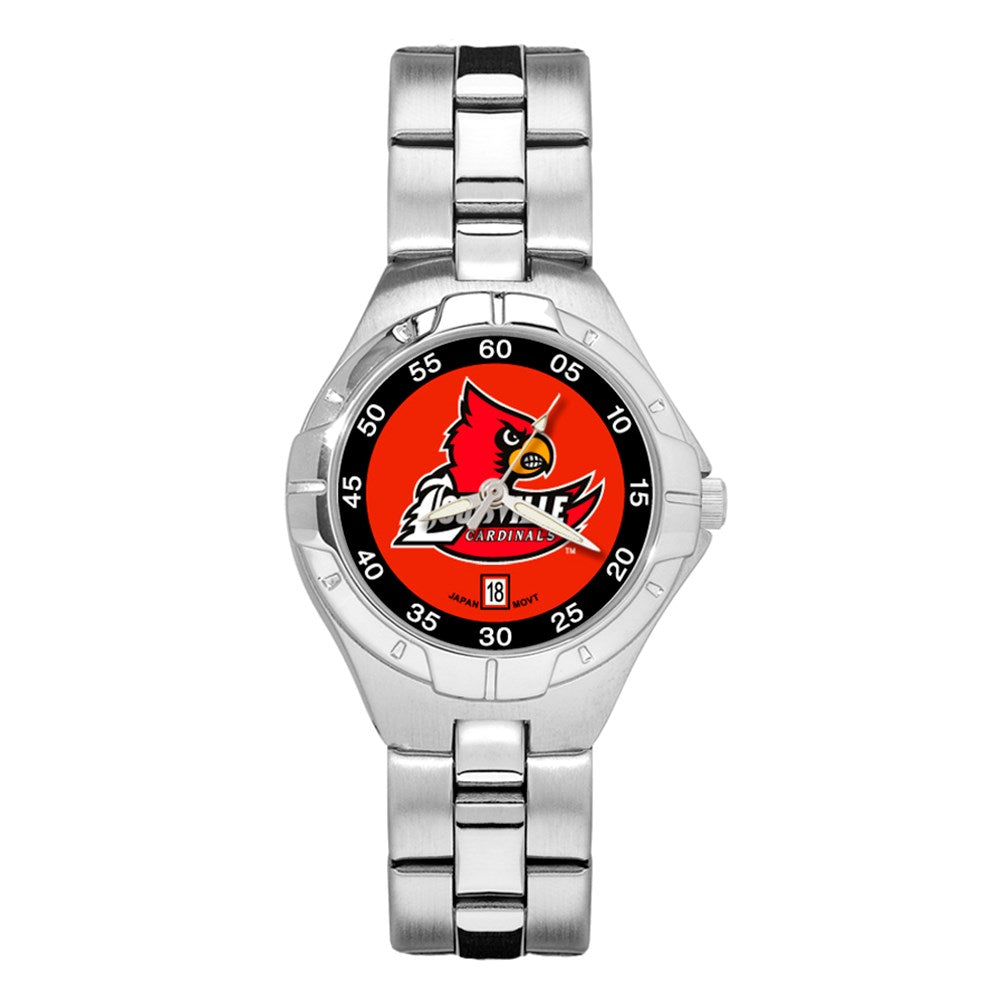 UNIV OF LOUISVILLE CARD HEAD PRO II WOMAN'S BRACELET WATCH