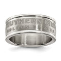UNIV OF SOUTHERN MISS STAINLESS STEEL LOGO BAND RING SIZE 9, 0.7 x 0.3 mm