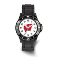 LogoArt University of Wisconsin Scholastic Silicone Strap Quartz Watch