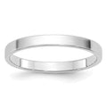 14k White Gold 2mm Lightweight Flat Wedding Band Size 8, 2 mm, 1.78 g - ID5S9WFB020-88L7