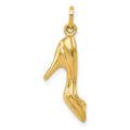 14K  3-D High Heel Shoe Charm, 21 x 14 mm