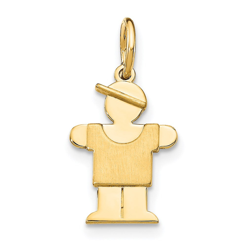 14k The Kids Mini Boy Hugs Charm, 18 x 9 mm
