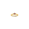 14K Family Jewelry Diamond Semi-Set Ring, 0.01 ct, Size 7, 4 mm, 2.25 g