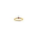 14K Family Jewelry Diamond Semi-Set Ring, 0.024 ct, Size 7, 4 mm, 2.58 g - ID5S9XMR42/18L7