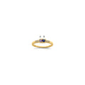 14K Family Jewelry Diamond Semi-Set Ring, 0.032 ct, Size 7, 4 mm