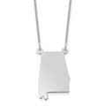 14KW Alabama State Necklace, 18 mm