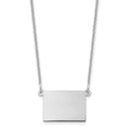 14KW Colorado State Necklace, 18 mm