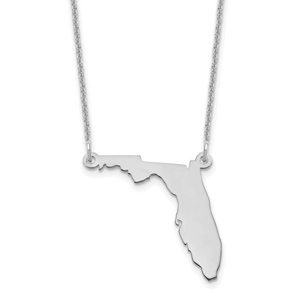 14KW Florida State Necklace, 18 mm