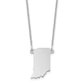 14KW Indiana State Necklace, 18 mm