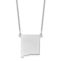 14KW New Mexico State Necklace, 18 x 13.7 mm