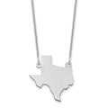 14KW Texas State Necklace, 18 x 18.4 mm