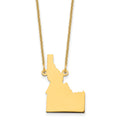 14KY Idaho State Necklace, 18 mm