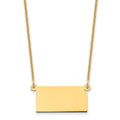14KY Kansas State Necklace, 18 mm