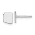 14KW Arizona State Earrings, 6.8 x 5.96 mm