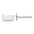 14KW Pennsylvania State Earrings, 4.63 x 8.19 mm