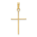 14k Cross Pendant, 30 x 14 mm