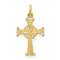 14k Celtic Cross Charm, 18 x 10 mm