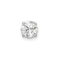 14k White Gold 1/2 carat Single Stud AA Diamond Earring, 0.5 ct, 6 x 6 mm
