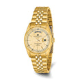 Mens Charles Hubert IP-plated Champagne Dial Watch