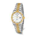 Mens Charles Hubert Two-tone Stainless Steel Silver-White Dial Watch