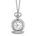Ladies Charles Hubert Satin Chrome Finish Brass Pendant Watch