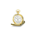 Charles Hubert IP-plated Stainless Steel White Dial Pocket Watch