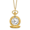 Charles Hubert Gold-finish Scroll Design Pendant Watch