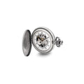 Charles Hubert Antiqued Oval Design Pocket Watch