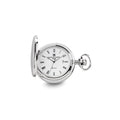 Charles Hubert Stainless Steel Stripe Design Pocket Watch