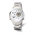 Mens Charles Hubert Stainless Steel 44mm Dual Time Watch