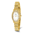 Ladies Charles Hubert IP-plated Stainless Steel Crystal Bezel 21x32mm Watch