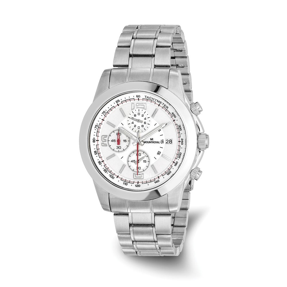 Mens Mountroyal Stainless Steel Chronograph Watch