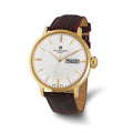 Mens Charles Hubert Stainless Steel White Dial Watch