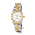 Mens Charles Hubert IP-plated Two-tone Off White Dial Watch