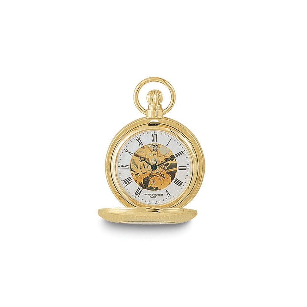 Charles Hubert Gold-finish Pocket Watch