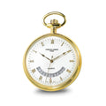 Charles Hubert Gold-finish White Dial Gold Pocket Watch