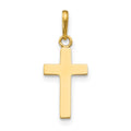 14k Childrens Cross Pendant, 20 x 8 mm