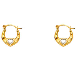 Oval Fancy Hollow Hoop Earrings Sand / Brushed & Polished Finish 14k Yellow Gold Design 35mm x 30mm